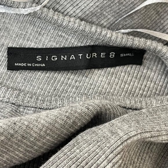 5/$20 Signature 8 Grey Bodysuit - Picture 2 of 4